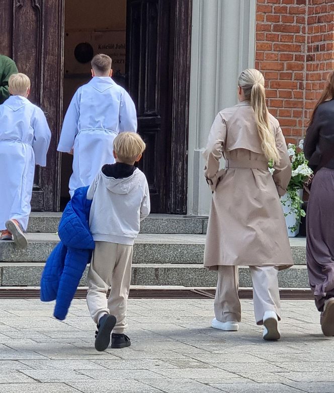 Marcin Mroczek na białym tygodniu komunijnym