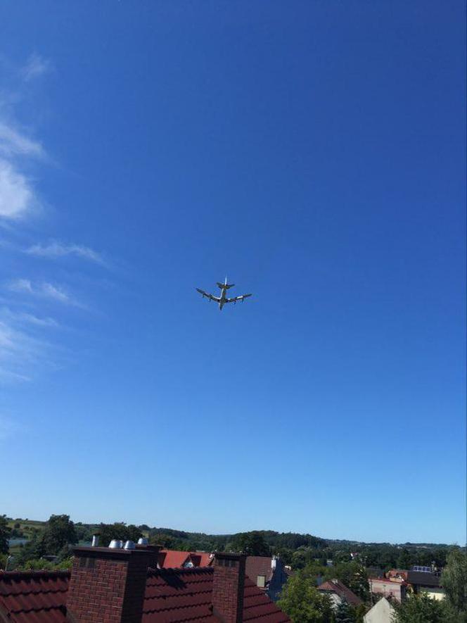 Samolot AWACS nad Krakowem