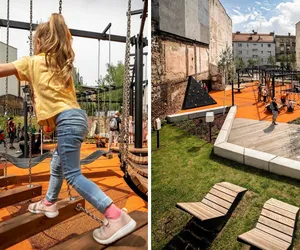 Była dziura po wyburzonej kamienicy, jest kieszonkowy park. Genialna rewitalizacja w Bytomiu