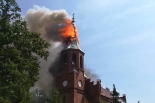 Pożar kościoła w Lutolu Suchym