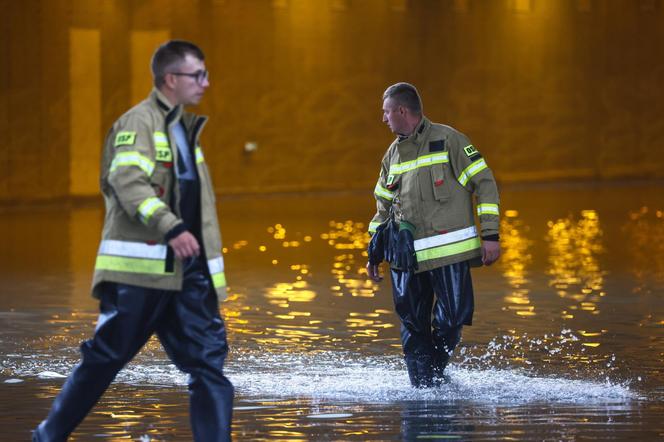 Warszawa zalana po burzy