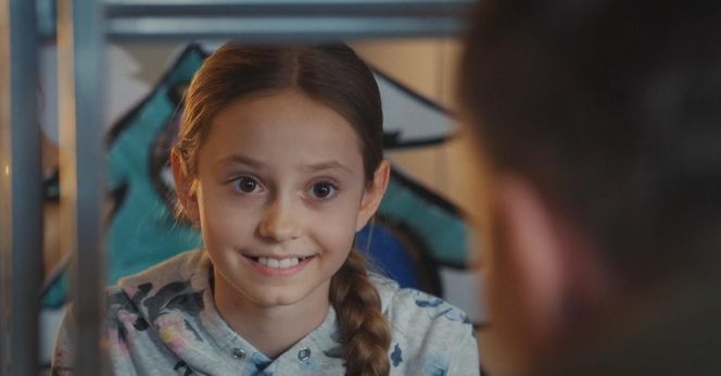 M jak miłość odc. 1854. Bartek (Arkadiusz Smoleński), Hania (Wiktoria Basik)