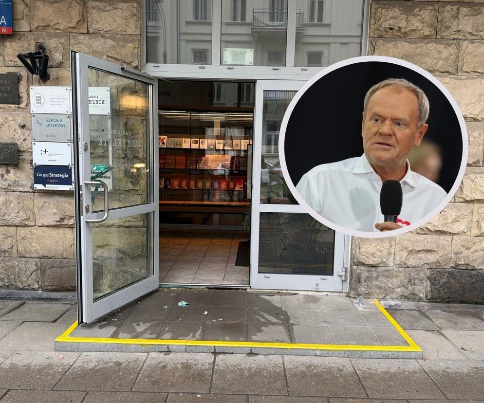 Atak koktajlem Mołotowa na siedzibę PO w Warszawie. Jest reakcja Donalda Tuska