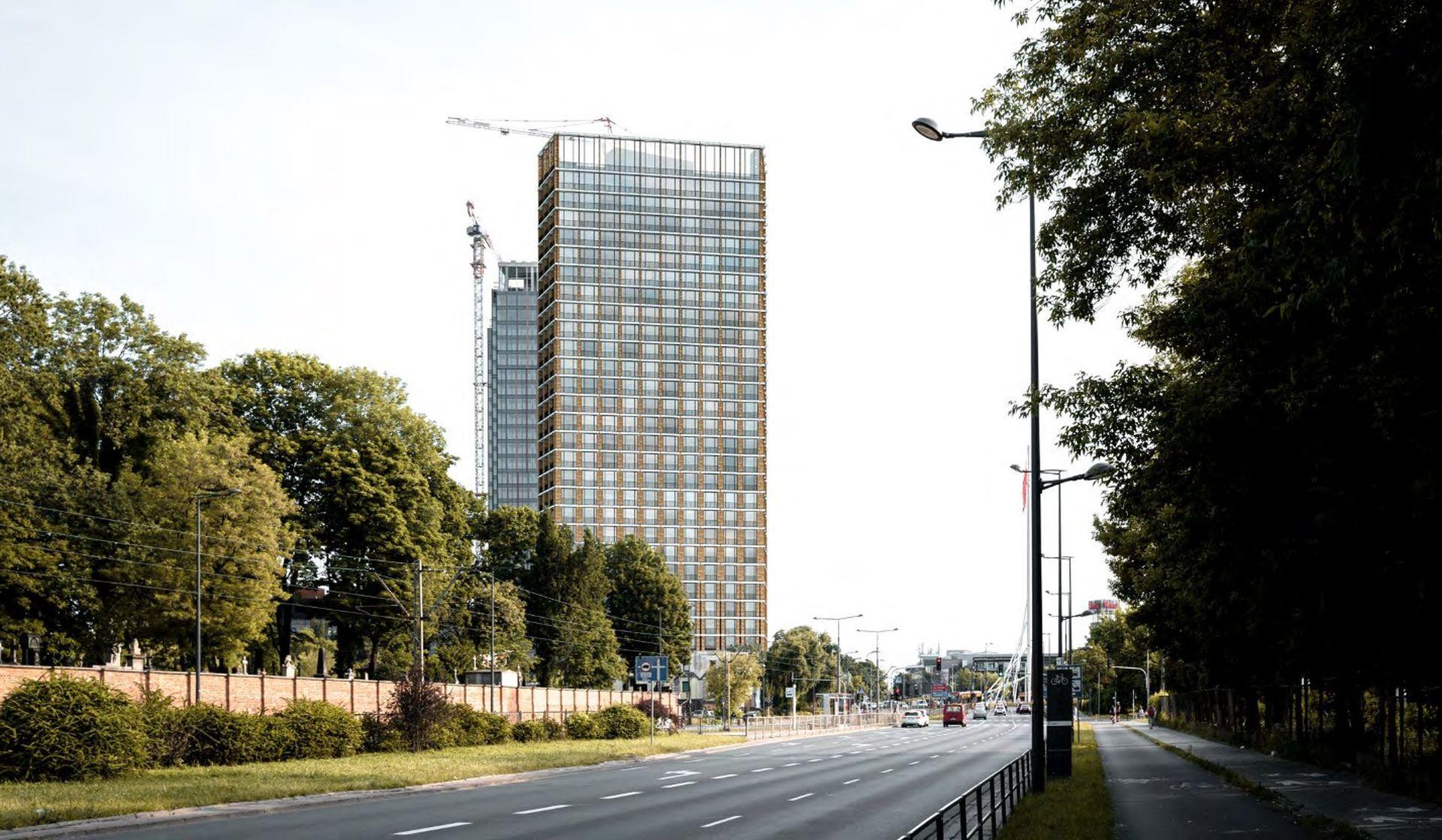 Wieżowiec Libero przy rondzie Radosława w Warszawie