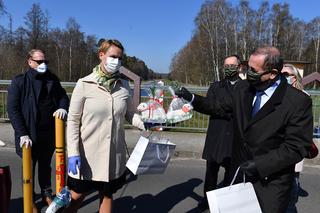 Symboliczna wymiana paschałów na granicy w Świnoujściu