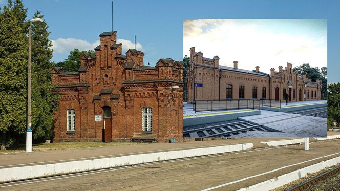 Dworzec kolejowy w Suwałkach przechodzi metamorfozę. Jak będzie wyglądać po remoncie? [ZDJĘCIA]