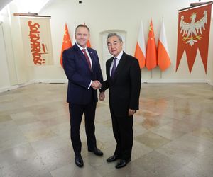 Chiński minister Wang Yi w Warszawie