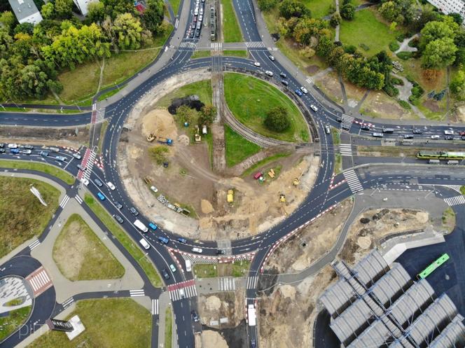 Przebudowa ronda Rataje: od czwartku korki i zmiana organizacji ruchu