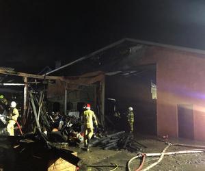 Pożar budynku gospodarczego w gminie Nowa Słupia