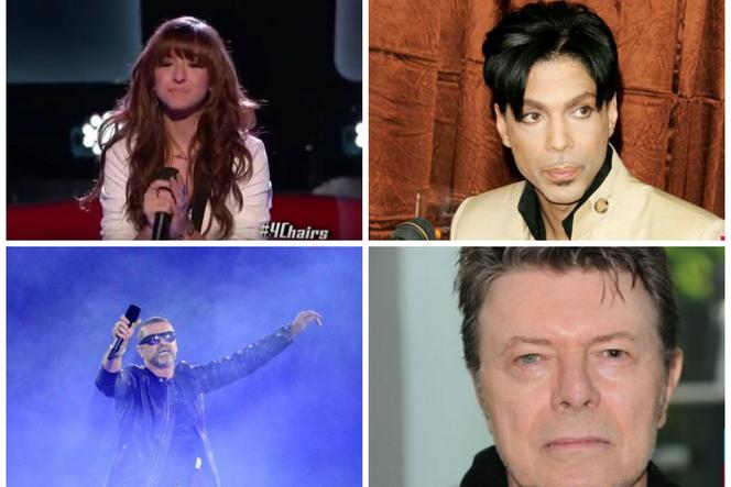 George Michael, Prince, Christina Grimmie, David Bovie