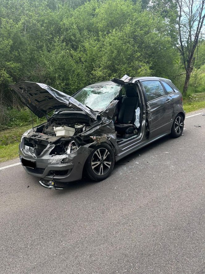 Wypadek na DW698 pod Mordami
