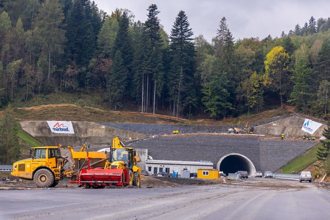 Budowa S1 Przybędza - Milówka, październik 2024