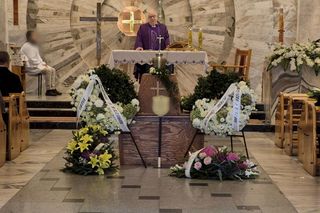 Pożegnano właścicielkę mieszkania, w którym doszło do podwójnej zbrodni