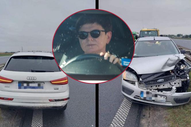 Wypadek Beaty Szydło na autostradzie A4 pod Wrocławiem