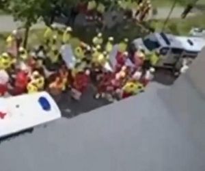 Strzelanina w szkole w Austrii. Przerażające nagrania