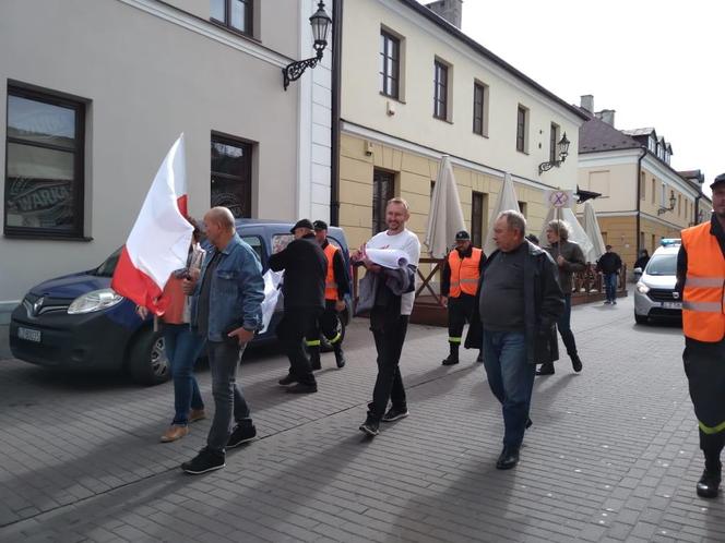 Nie dla CPK protest w Zamościu