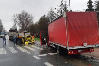Wypadek na DK 8 w Cieszycach