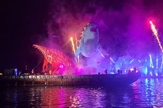 Małopolskie Królewskie Widowisko na Wiśle w ramach 24. Parady Smoków