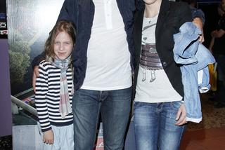 Tomasz Sapryk z córkami