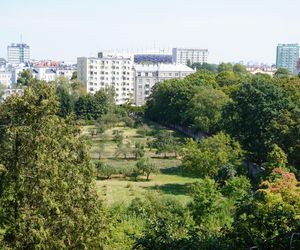 Ogród przyklasztorny sióstr szarytek w Warszawie
