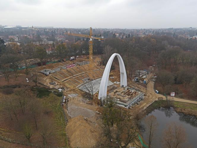 Przebudowa Teatru Letniego w Szczecinie - grudzień 2020