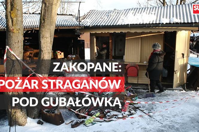 Zakopane: pożar straganów pod Gubałówką. Są duże straty