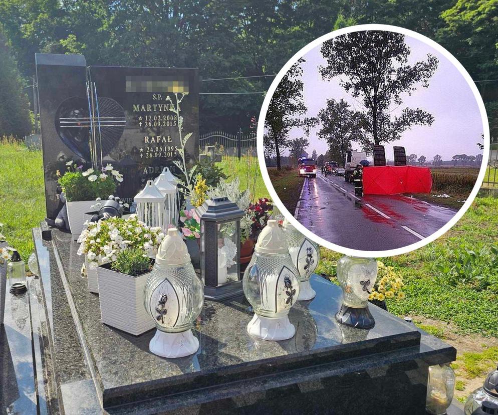Tragiczny wypadek w Wylewie. Grób młodego siatkarza i jego rodzeństwa [GALERIA]