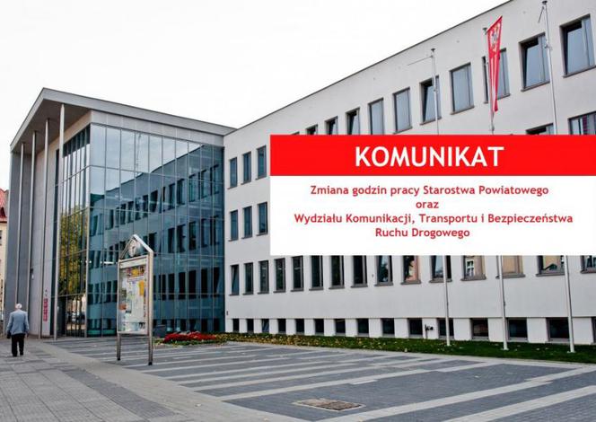Starostwo Powiatowe w Gnieźnie: Kolejne zmiany w funkcjonowaniu