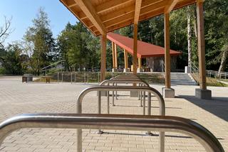 Mazurska Pętla Rowerowa. Miejsce Obsługi Rowerzystów w Mikołajkach już gotowe! [ZDJĘCIA]