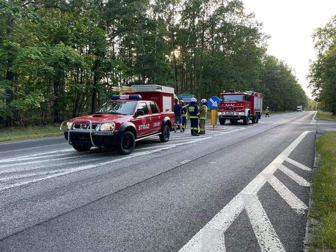 Poważny wypadek w Górsku koło Torunia. Zdjęcia z miejsca zdarzenia