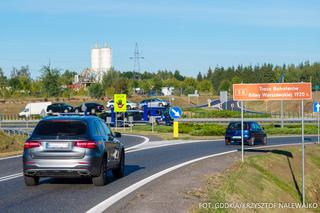 GDDKiA montuje kolejne tablice STOP Zły kierunek również pod Ostródą