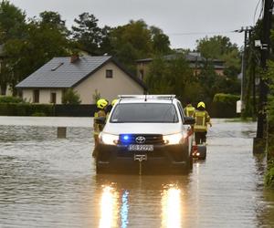 Czechowice Dziedzice. Ewakuacja mieszkańców z zalanych terenów