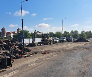 Remont mostu Grunwaldzkiego w Krakowie