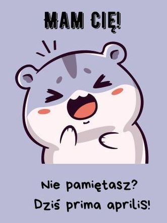 Kartka na 1 kwietnia