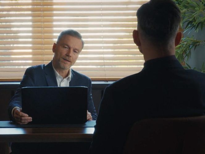 M jak miłość, odcinek 1868: Andrzej (Krystian Wieczorek), Kamil (Marcin Bosak)