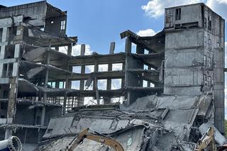 Szkieletor sam się zawalił. Mieszkańcy Bielan usłyszeli łomot