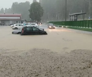 Wisła zalana. Ogromne burze przewaliły się nad miastem