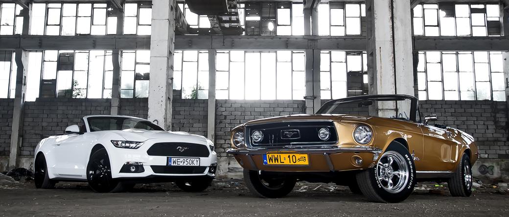 Ford Mustang Convertible 1968 & Ford Mustang Convertible 2015