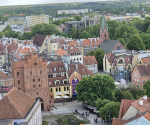 Olsztyn z lotu ptaka. Tak wygląda miasto z wieży ratuszowej