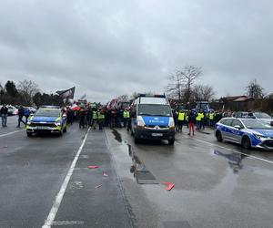 Protest rolników w Koszalinie