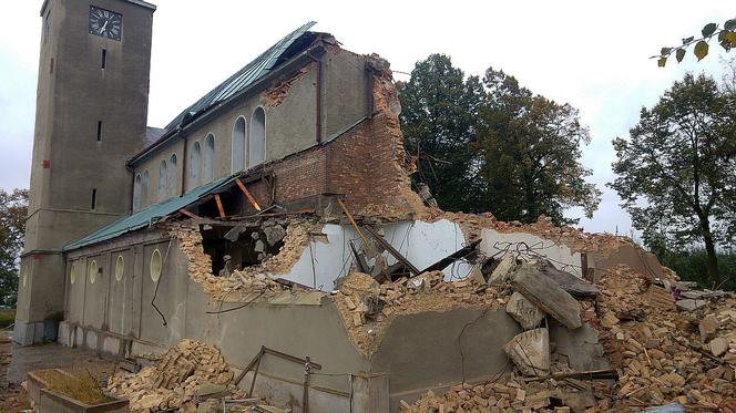 Rozbiórka kościoła św. Józefa Robotnika w Bytomiu