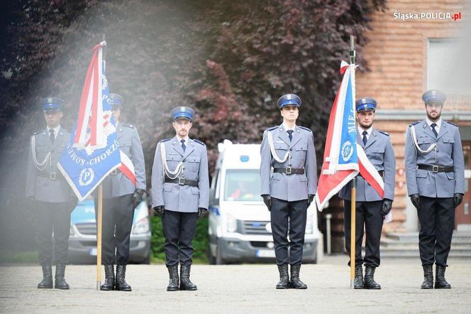 Uroczyste ślubowanie 69 nowych policjantów  w Oddziale Prewencji Policji w Katowicach