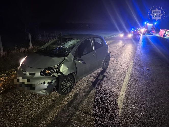 Wypadek w powiecie raciborskim. Nie żyje młody mężczyzna