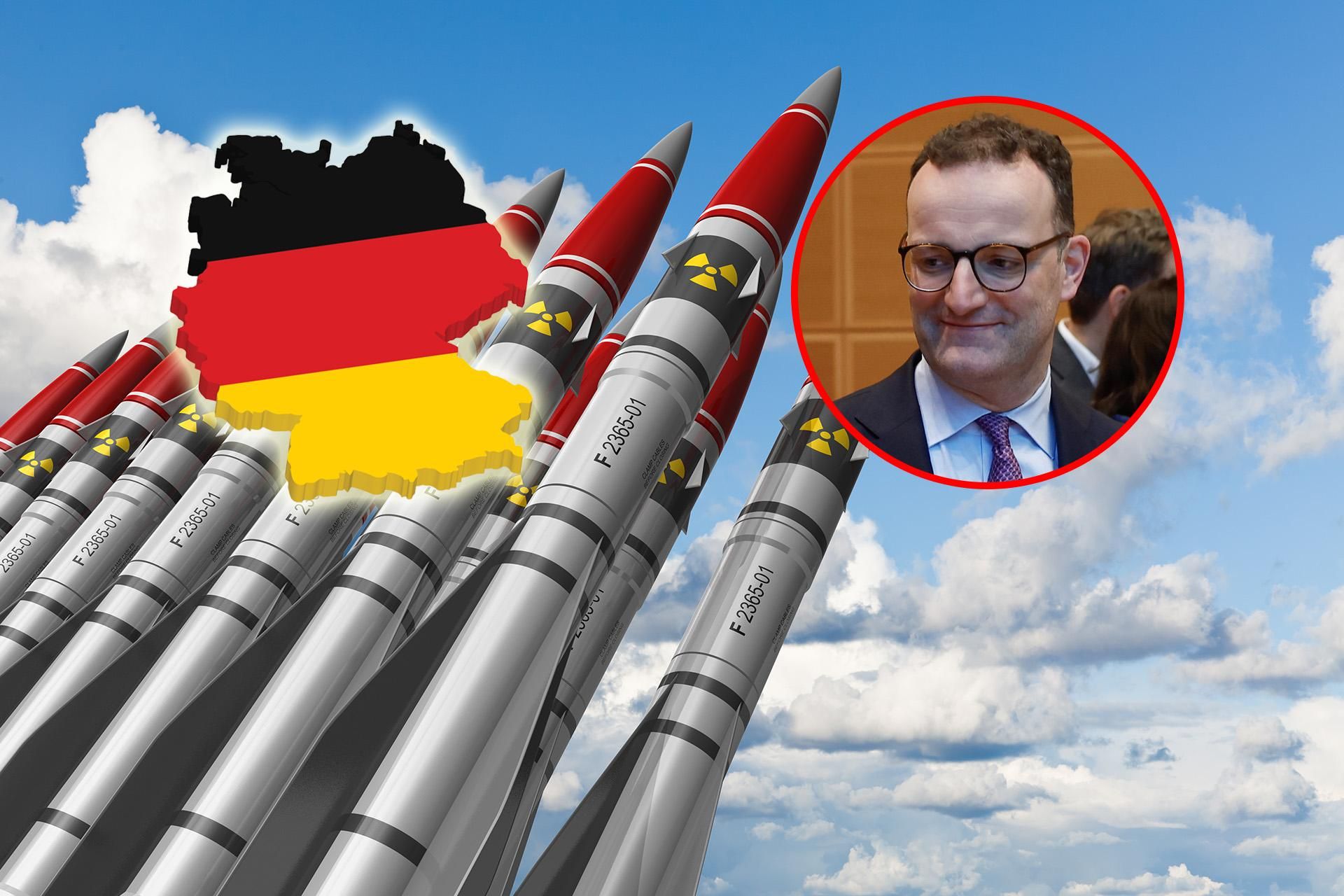 Jens Spahn, mapa Niemiec, broń jądrowa
