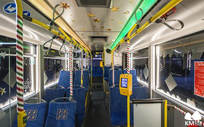 Świąteczny autobus w Bielsku-Białej