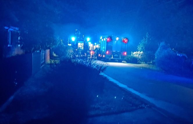 Tragiczny pożar drewnianego domu pod Terespolem. Nie żyje ojciec i syn