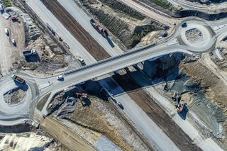 Trwa budowa drogi ekspresowej S7 Kraków - Widoma. Oto najnowsze zdjęcia