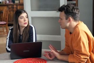 Barwy szczęścia odc. 3209. Agata (Natalia Zambrzycka), Ignacy (Olaf Staszkiewicz)