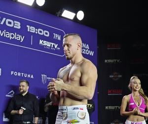 Oficjalne ważenie zawodników przed XTB KSW 92 w Gorzowie