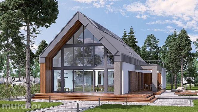 Projekt Dom z klimatem – wariant II (z wentylacją mechaniczną i rekuperacją)